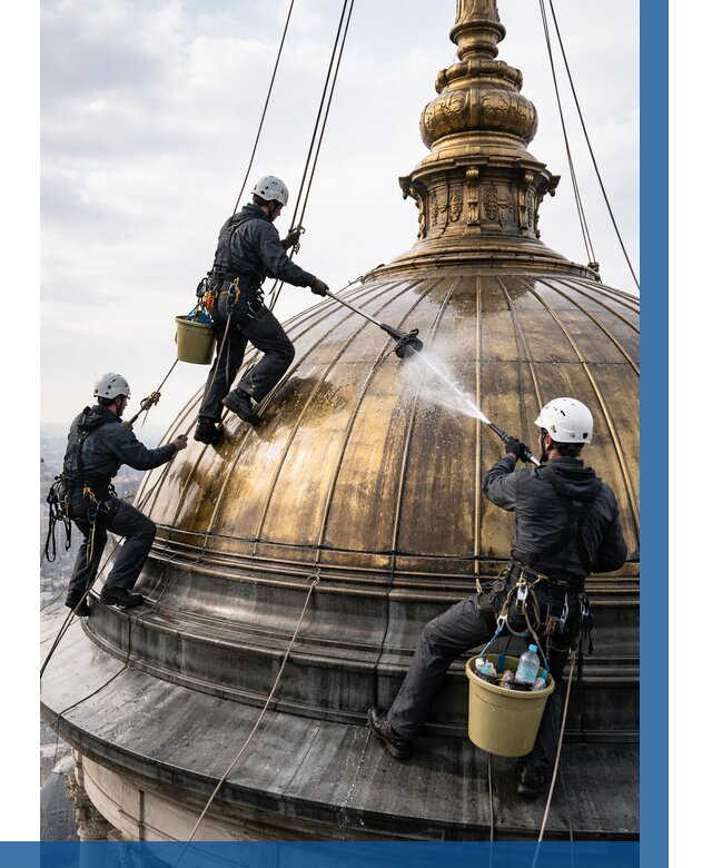 Мойка куполов и шпилей в Ленинске-Кузнецком от 8177 р. - заказать | ВЫСОТНИК-Лнн
