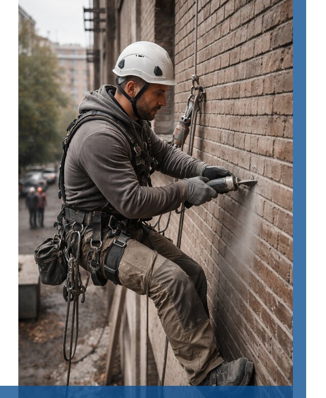 Расшивка кирпичных швов в Ленинске-Кузнецком от 613 р. | ВЫСОТНИК-Лнн