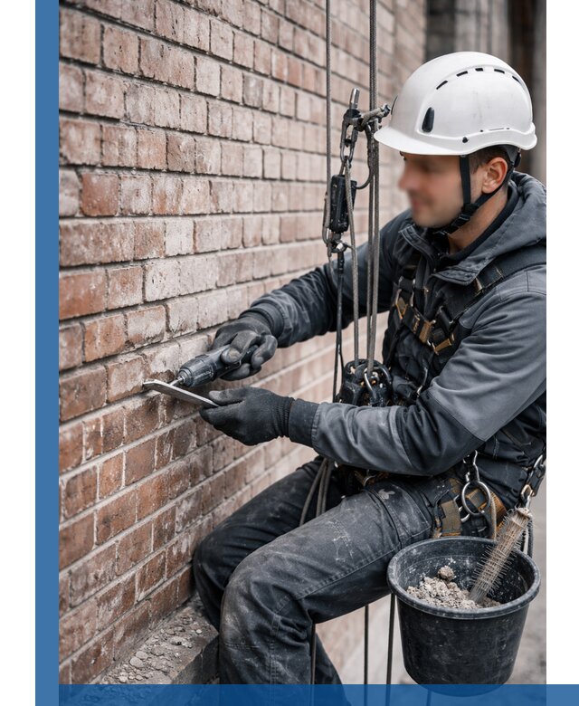 Расшивка кирпичных швов фасадов и стен, ремонт в Ленинске-Кузнецком