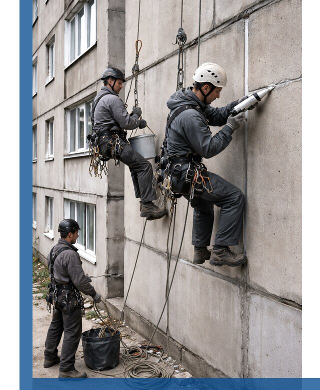 Герметизация межпанельных швов в Ленинске-Кузнецком с гарантией герметичности