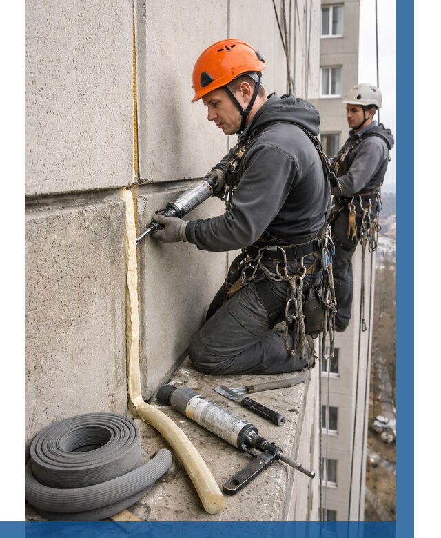 Теплый шов межпанельные швы в Ленинске-Кузнецком от 715 р. | ВЫСОТНИК-Лнн