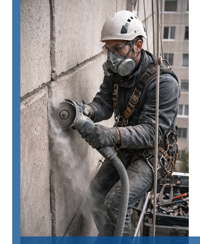 Штробление межпанельных швов в Ленинске-Кузнецком качественно и быстро