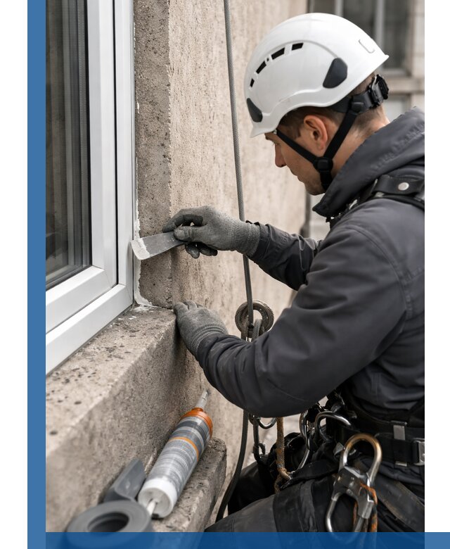 Герметизация монтажных швов окон в Ленинске-Кузнецком с гарантией качества