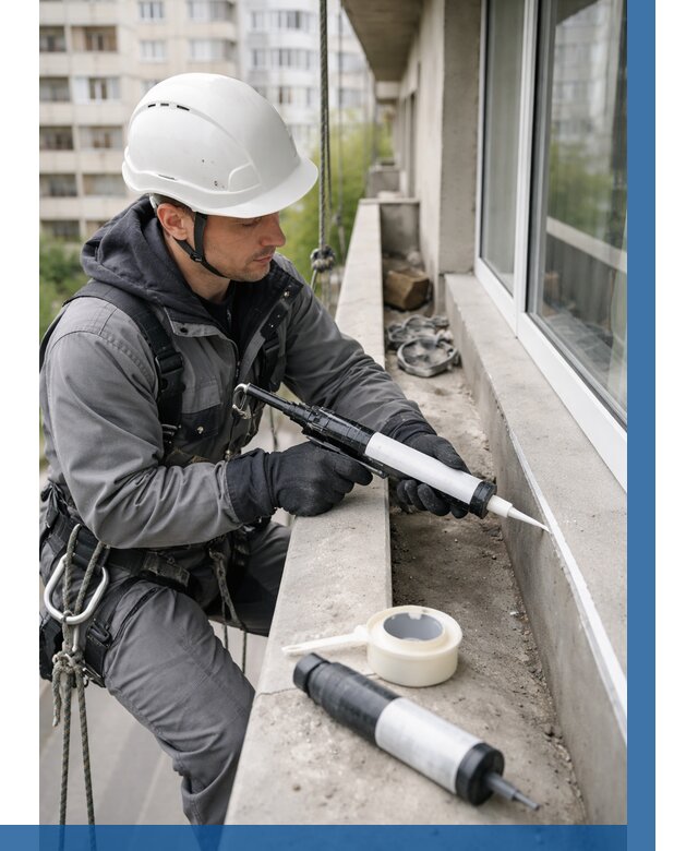 Герметизация швов лоджии в Ленинске-Кузнецком от 4599 р. | ВЫСОТНИК-Лнн