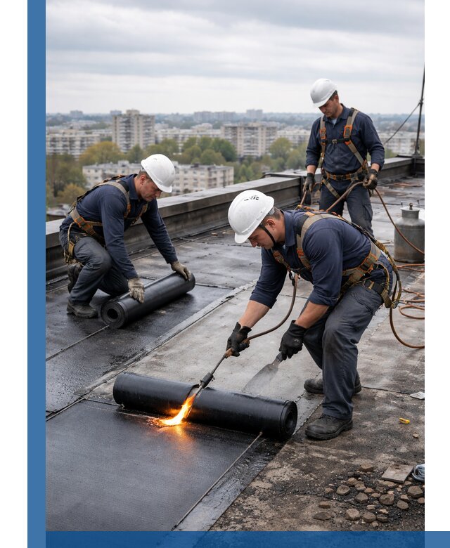 Ремонт наплавляемой кровли в Ленинске-Кузнецком качественно и надежно