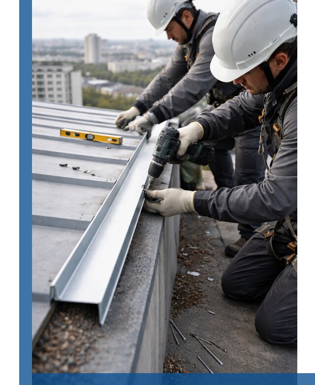 Монтаж капельника на кровле в Ленинске-Кузнецком с гарантией качества