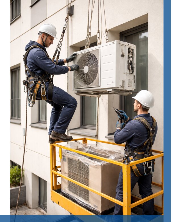 Демонтаж внешнего блока кондиционера в Ленинске-Кузнецком от 3577 р. | ВЫСОТНИК-Лнн