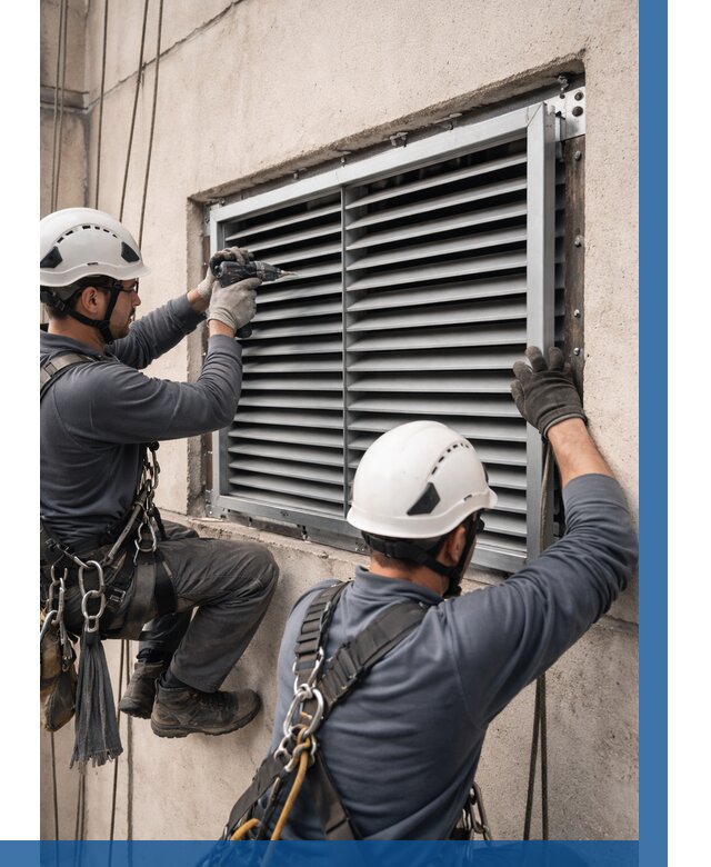 Монтаж вентиляционных решеток в Ленинске-Кузнецком от 4599 р. | ВЫСОТНИК-Лнн