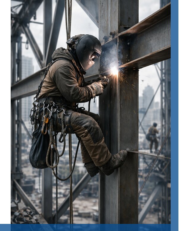 Высотные сварочные работы в Ленинске-Кузнецком от 3577 р. | ВЫСОТНИК-Лнн