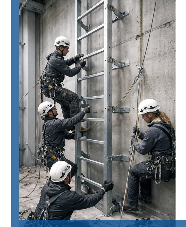 Монтаж металлических лестниц в Ленинске-Кузнецком под ключ со гарантией