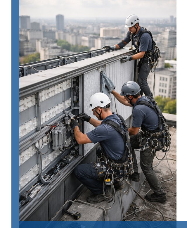 Профессиональное обслуживание крышной рекламы в Ленинске-Кузнецком под ключ