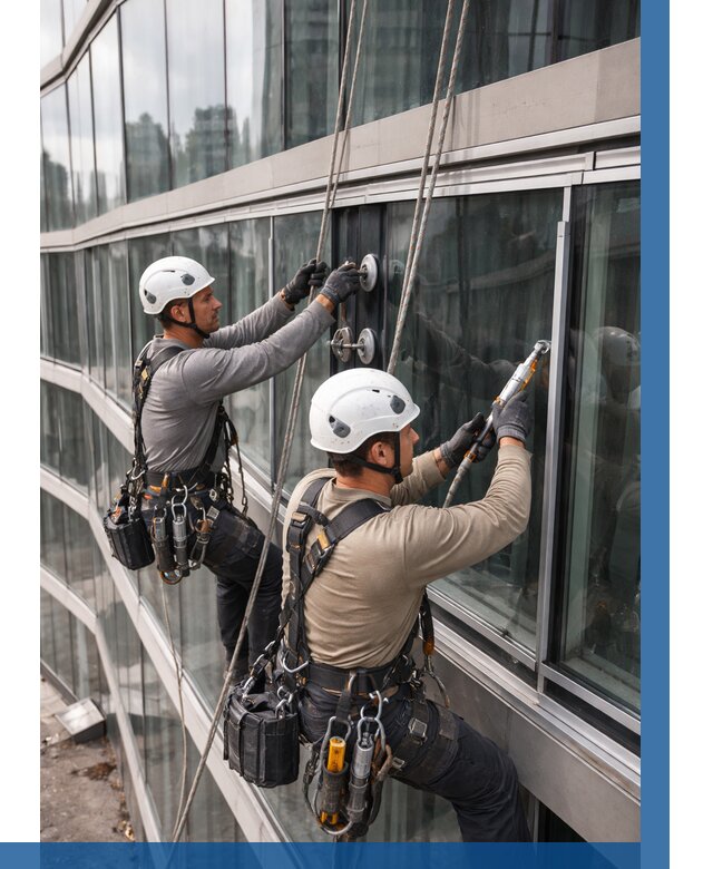 Радиусное остекление фасада в Ленинске-Кузнецком от 12265 р. | ВЫСОТНИК-Лнн