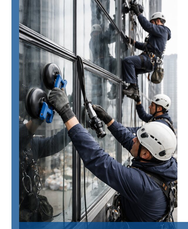 Радиусное остекление фасадов под ключ в Ленинске-Кузнецком с гарантиями