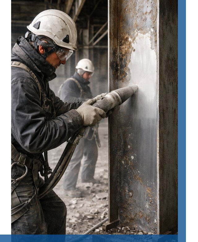 Удаление старой краски с металла в Ленинске-Кузнецком от 460 р. | ВЫСОТНИК-Лнн