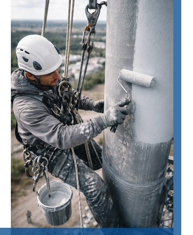 Покраска мачт связи под ключ в Ленинске-Кузнецком от 869 р. | ВЫСОТНИК-Лнн