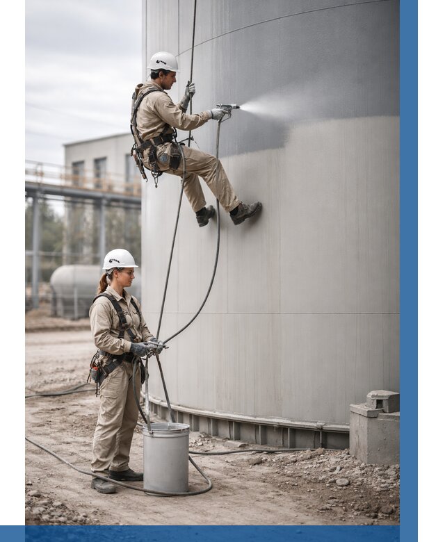 Покраска резервуаров в Ленинске-Кузнецком от 1227 р. | ВЫСОТНИК-Лнн — заказать
