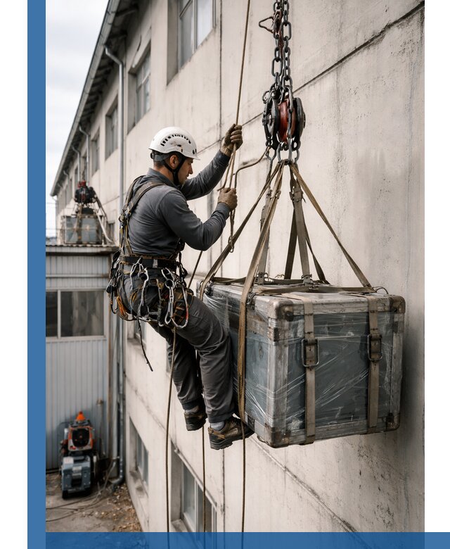 Подъем грузов на высоту в Ленинске-Кузнецком для промышленных объектов