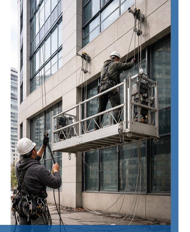 Монтаж и подъем фасадной люльки в Ленинске-Кузнецком от 12265 р. | ВЫСОТНИК-Лнн