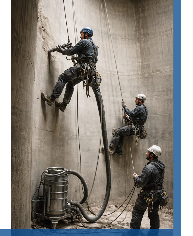 Зачистка силосов в Ленинске-Кузнецком от 4599 р. Договор и смета ВЫСОТНИК-Лнн