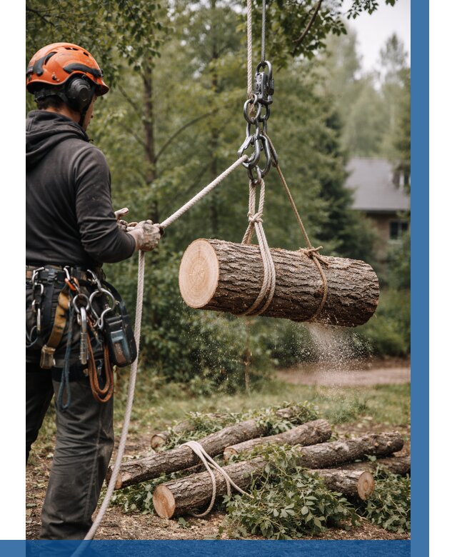 Валка деревьев частями в Ленинске-Кузнецком от 7666 р. | ВЫСОТНИК-Лнн